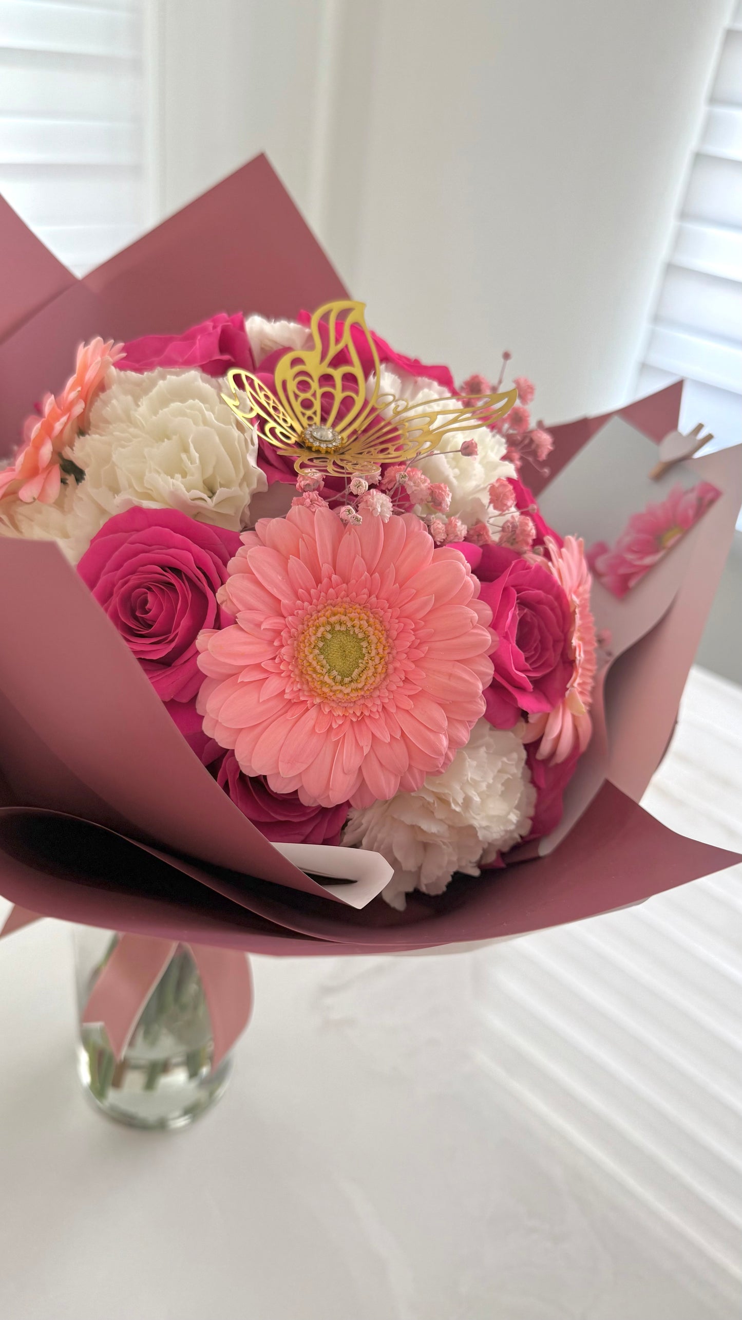 Bouquet Rosa Bouchón
