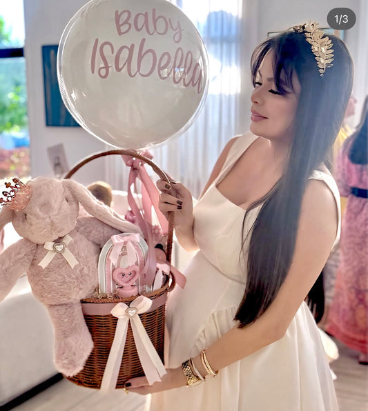Elegant Baby Gift Basket