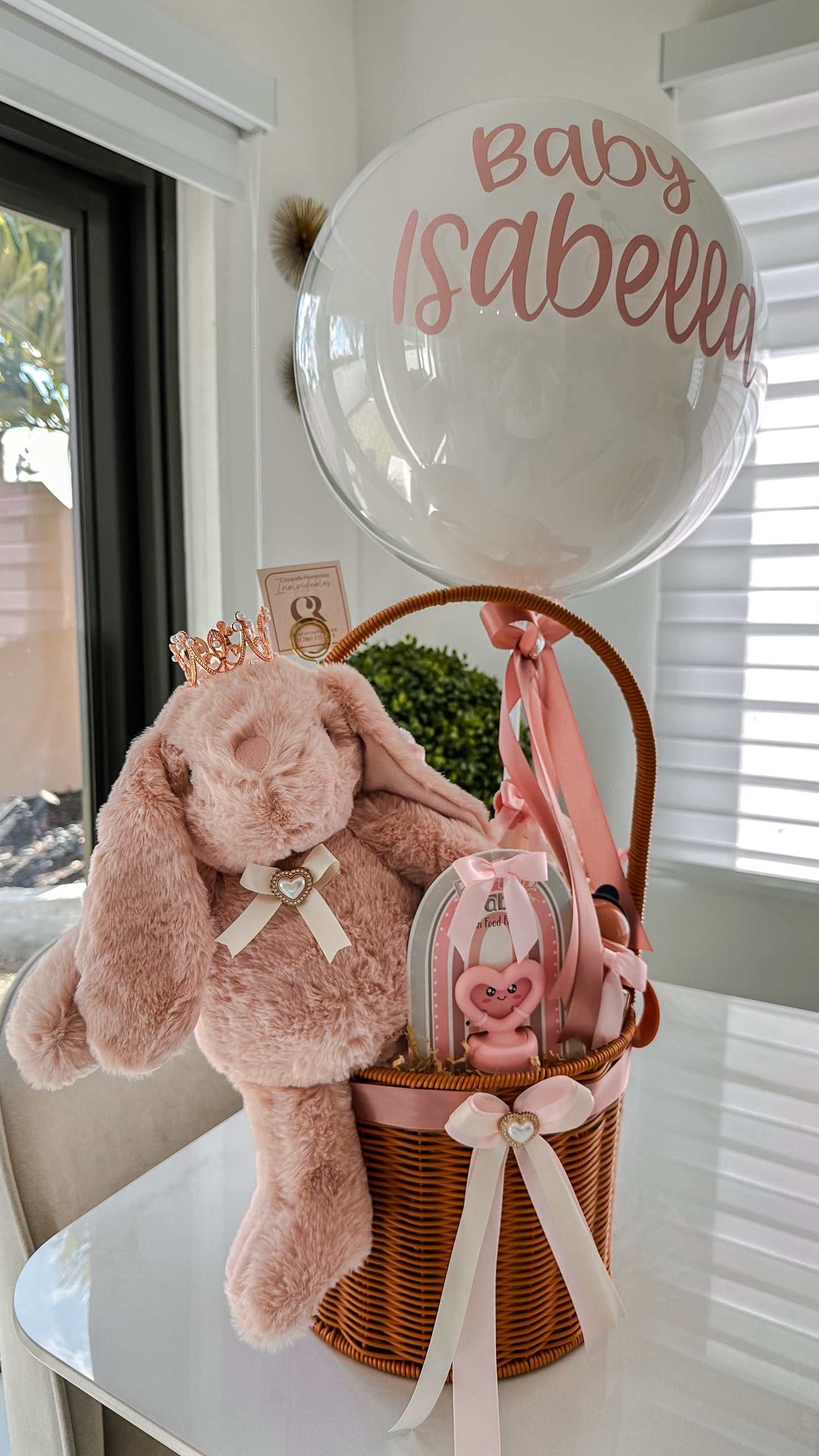 Elegant Baby Gift Basket