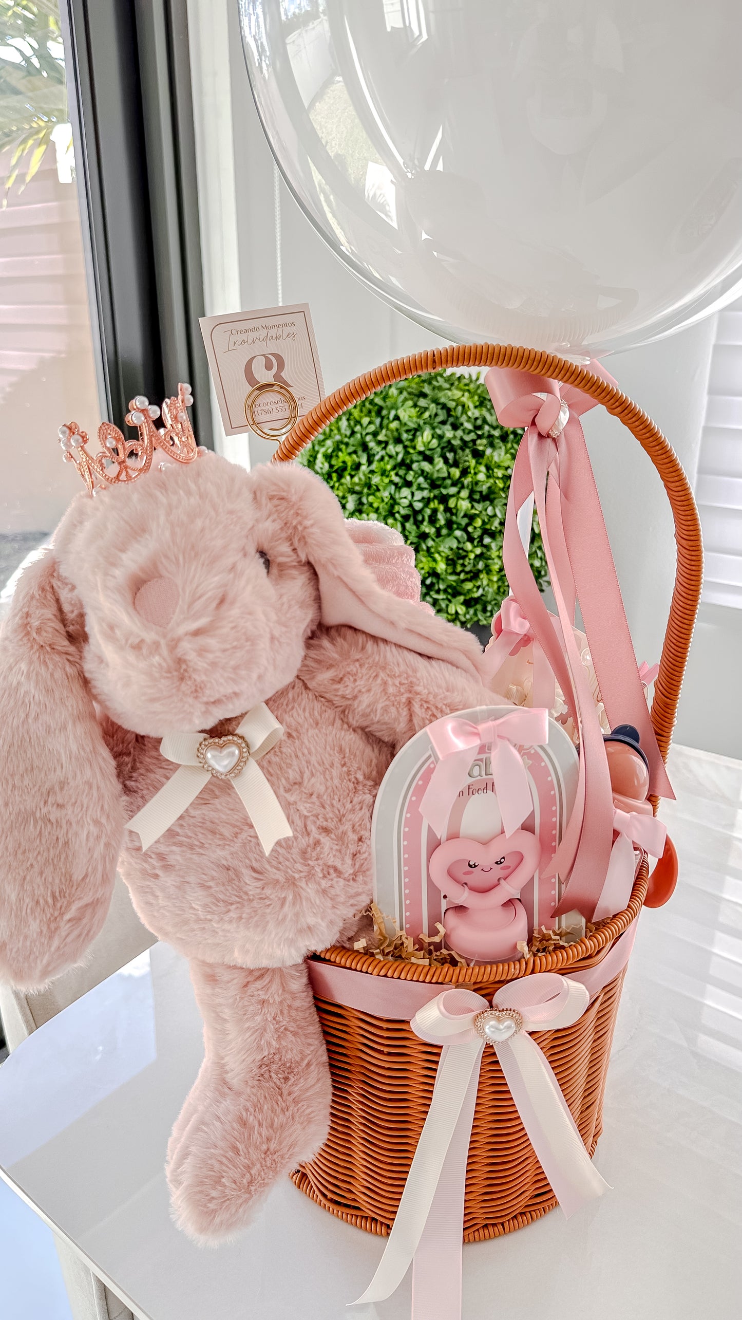 Elegant Baby Gift Basket