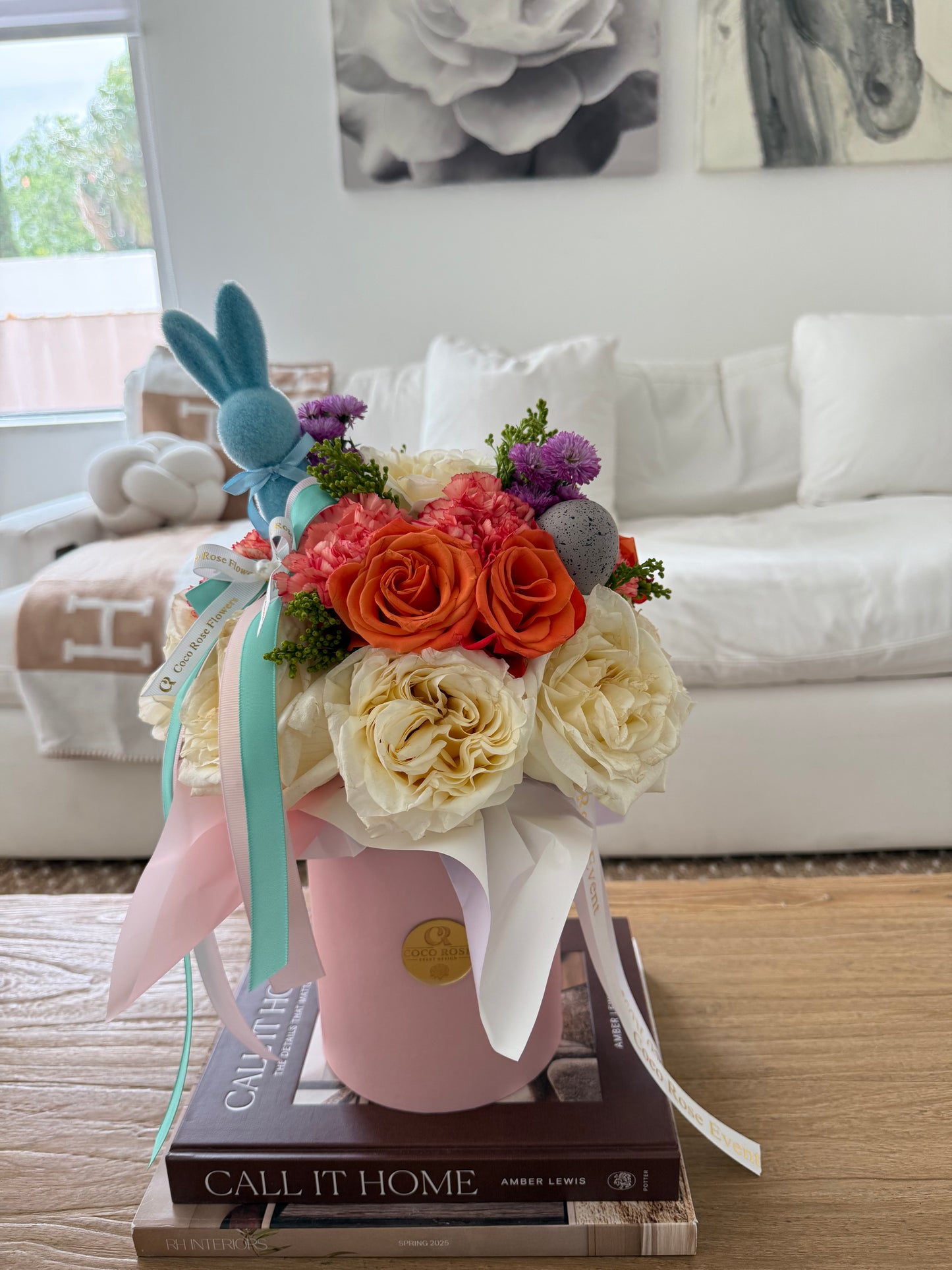 Easter Bunny Floral Box
