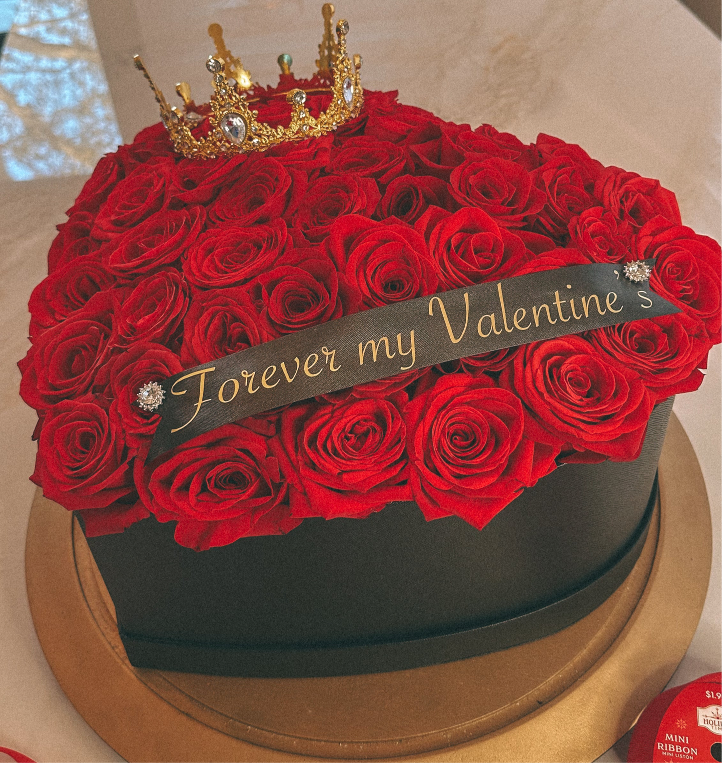 Luxury Heart Box 50 Freedom Roses for an Unforgettable Love