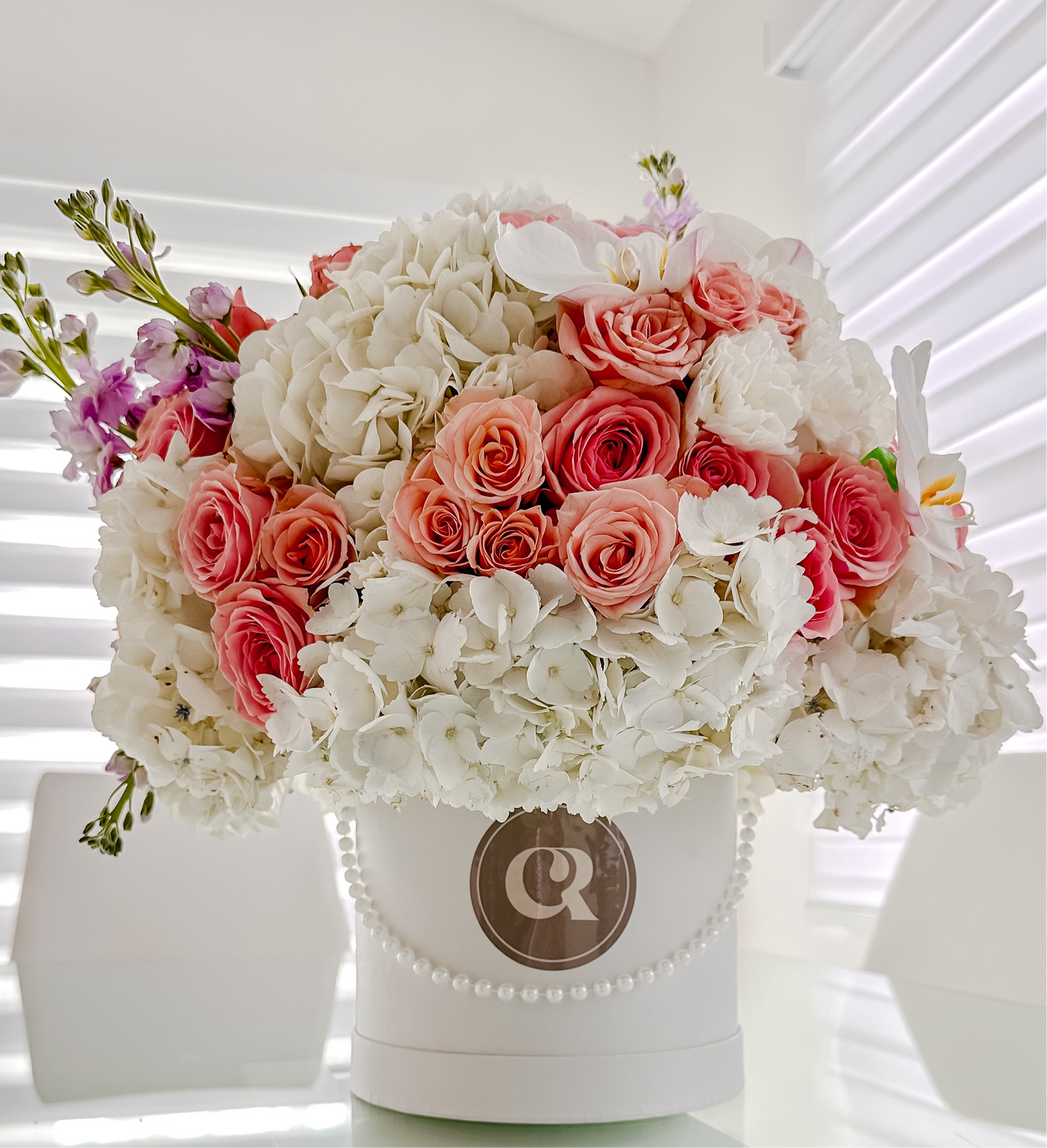 Luxury box flowers