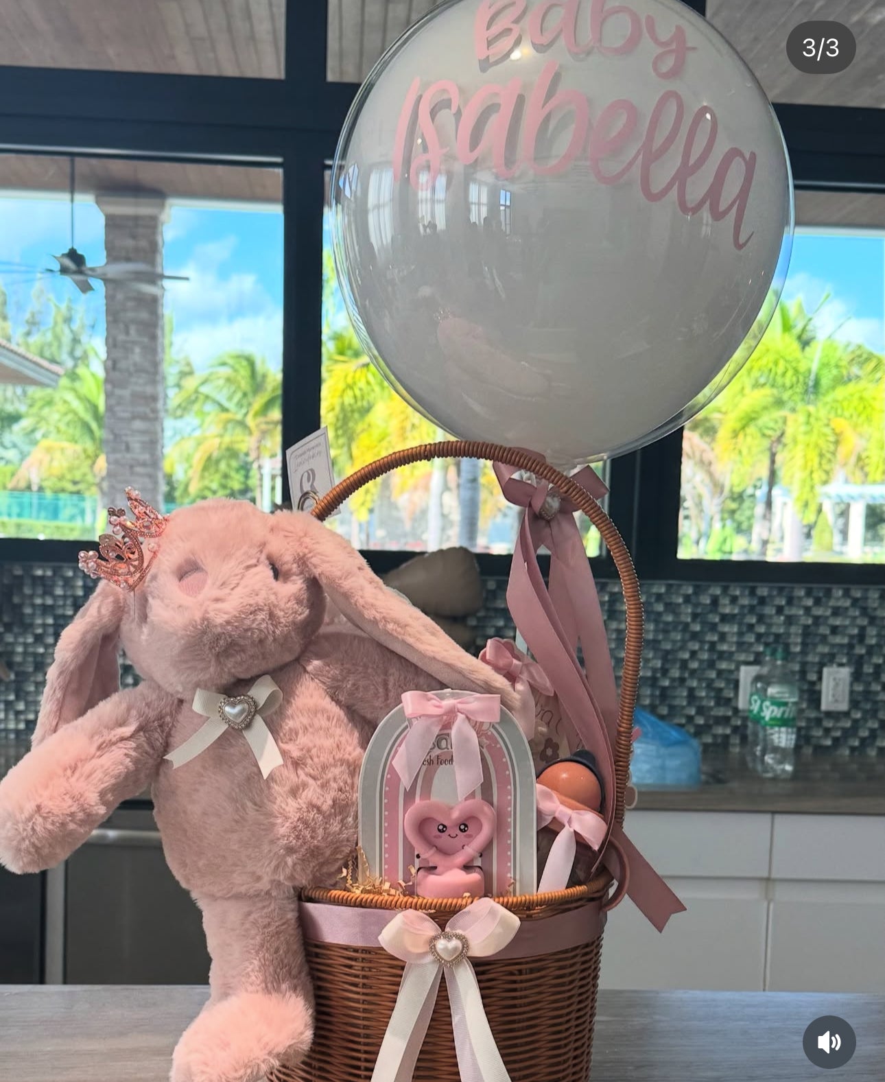 Elegant Baby Gift Basket