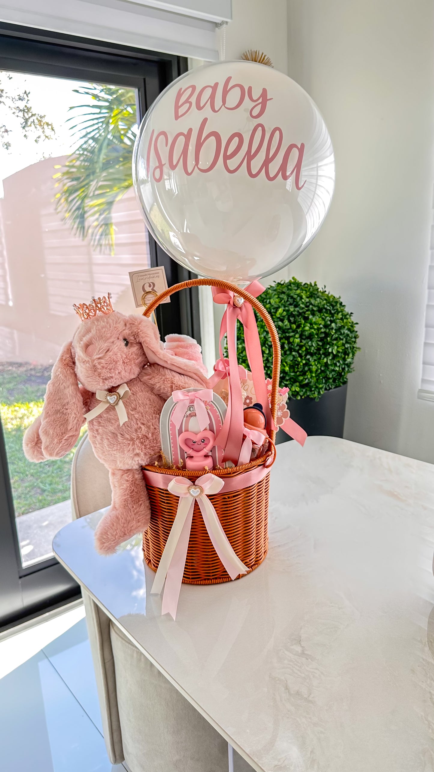 Elegant Baby Gift Basket