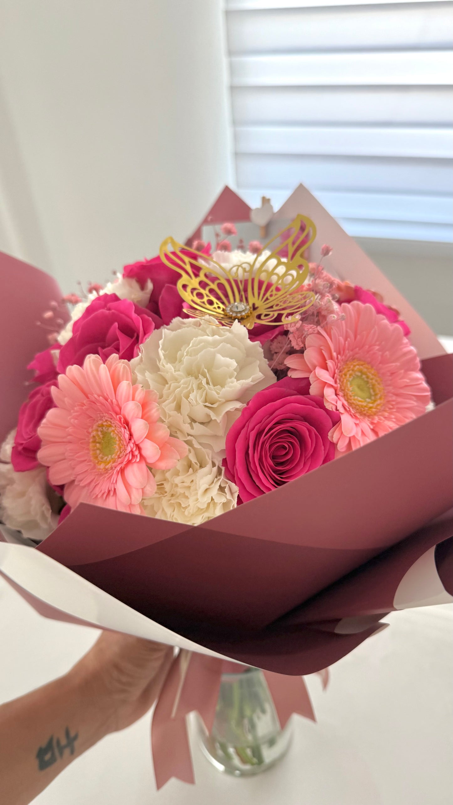 Bouquet Rosa Bouchón