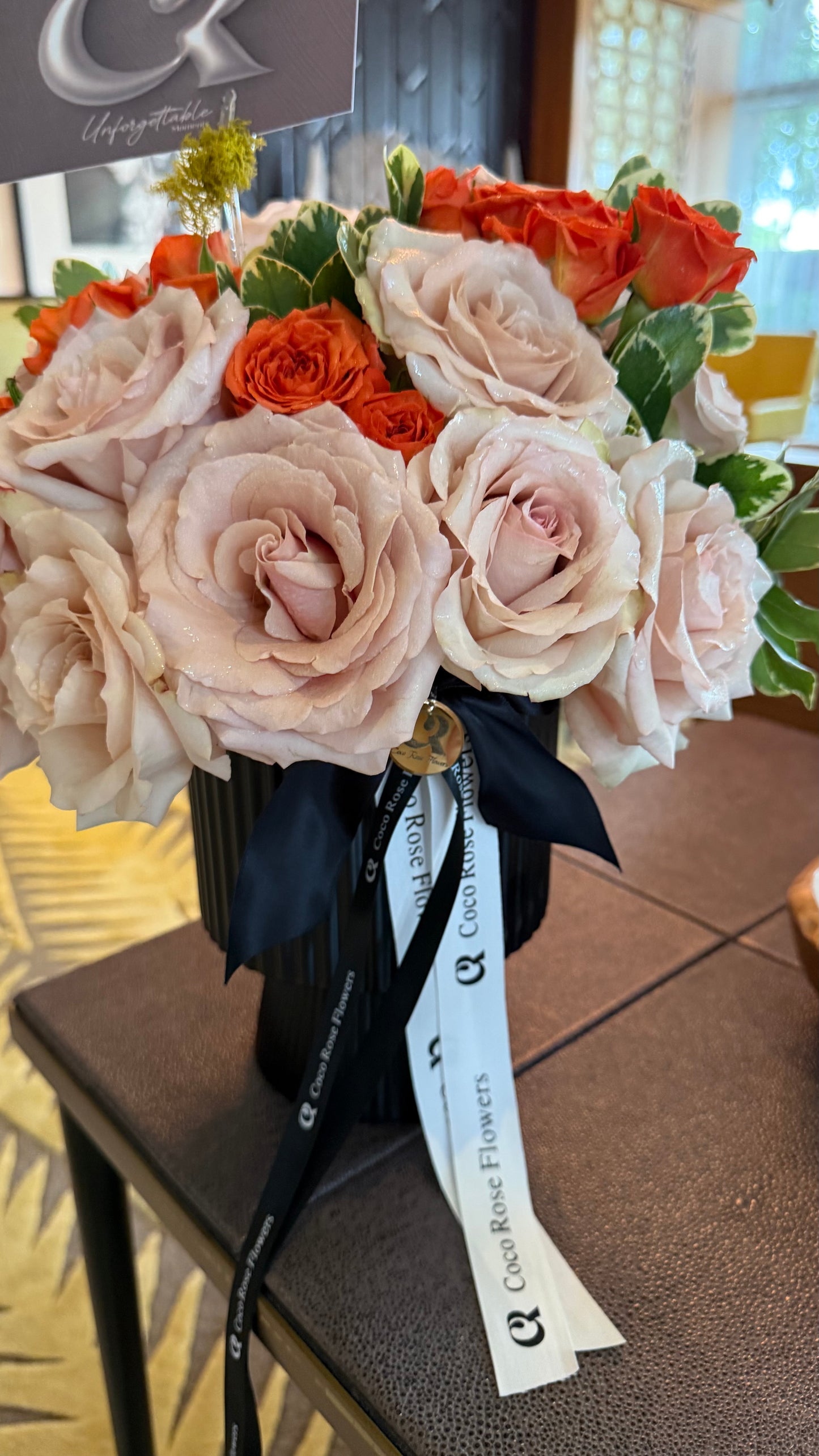 Floral Elegance in Black