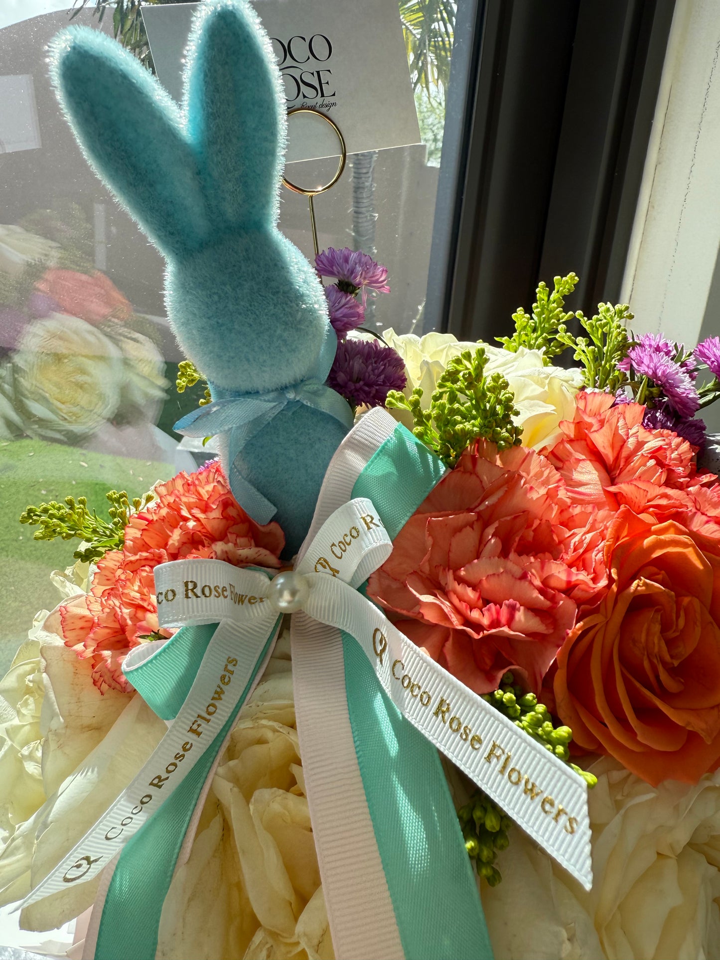 Easter Bunny Floral Box