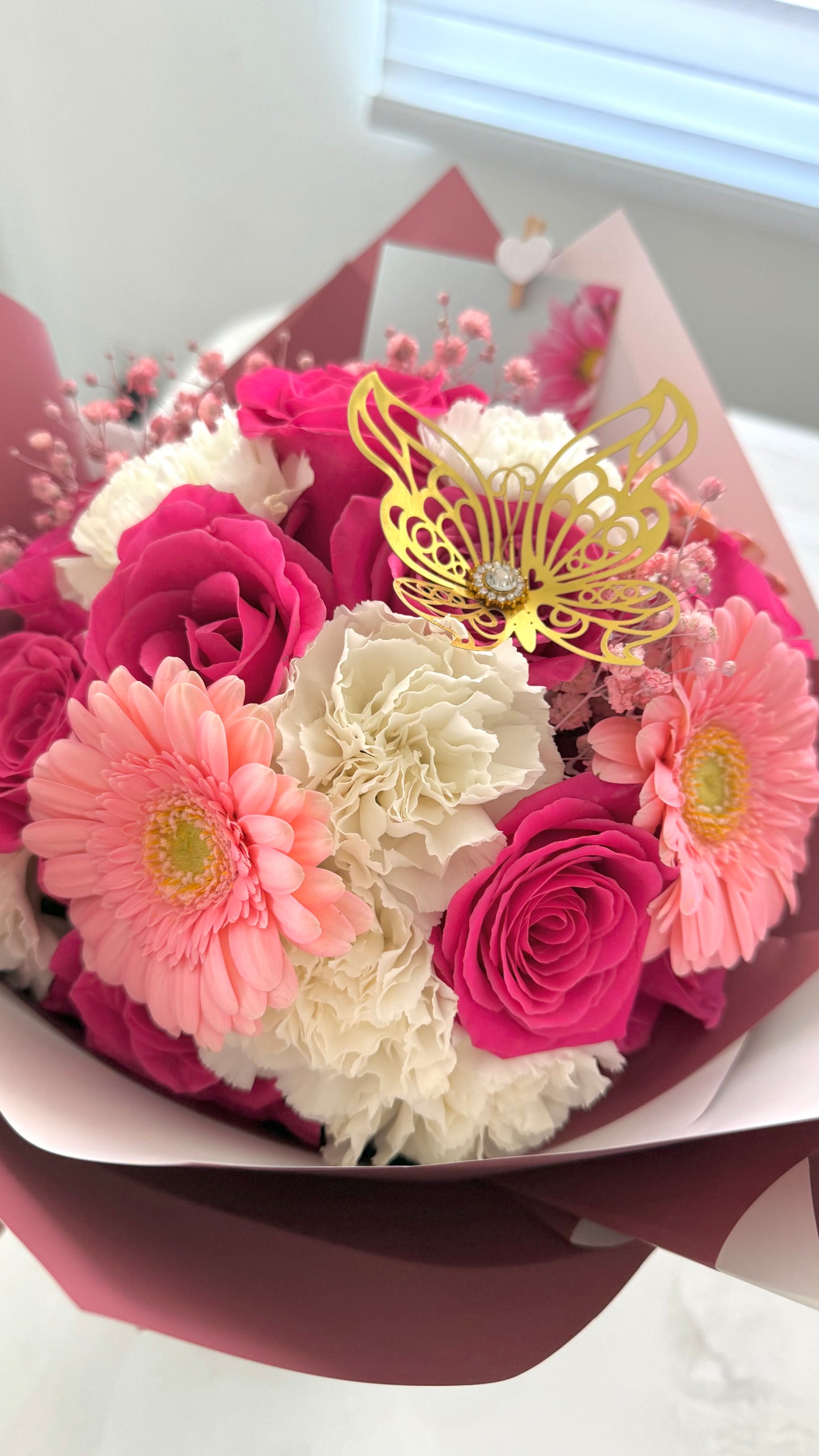 Bouquet Rosa Bouchón