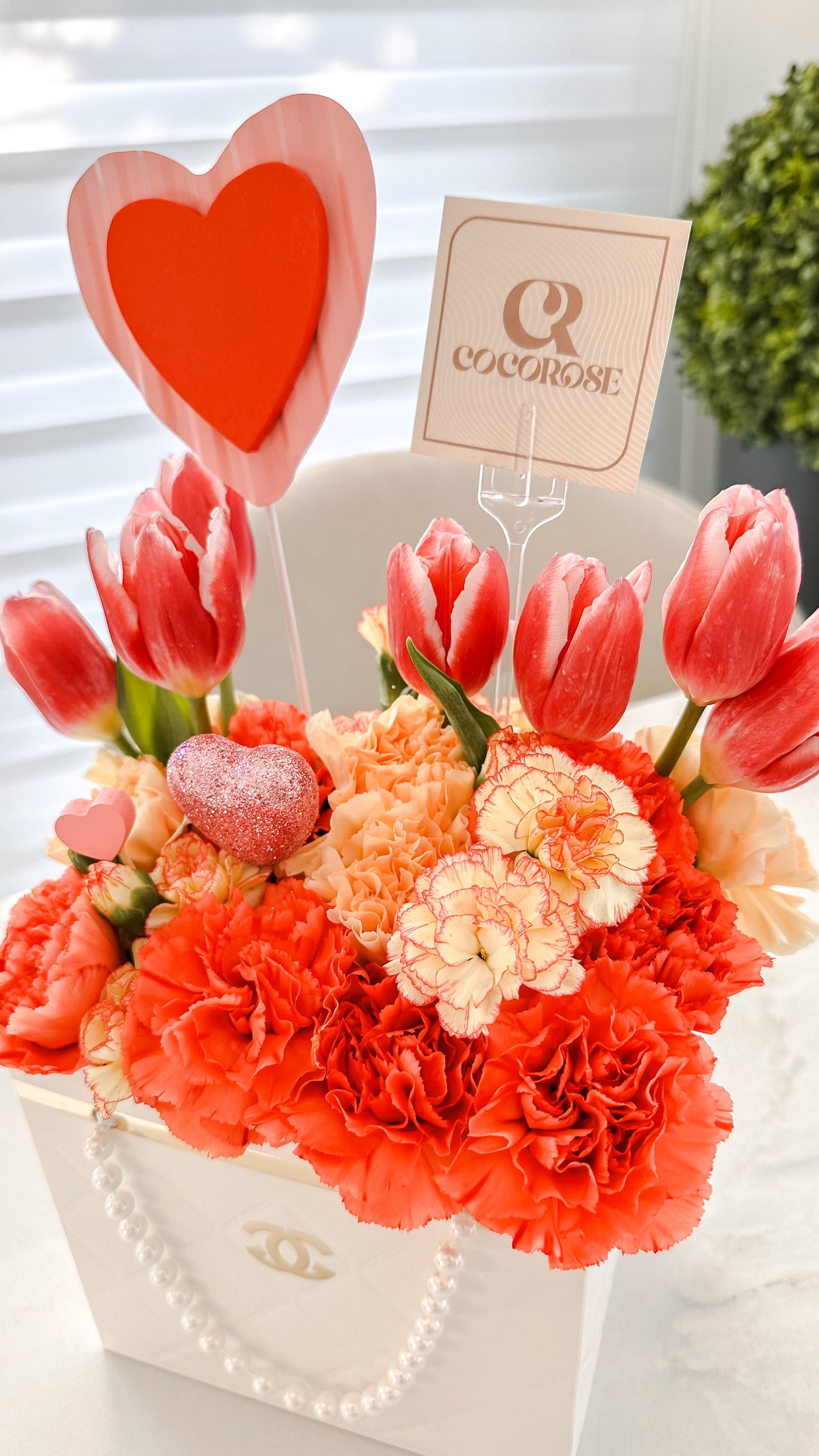 Floral Purse Arrangement