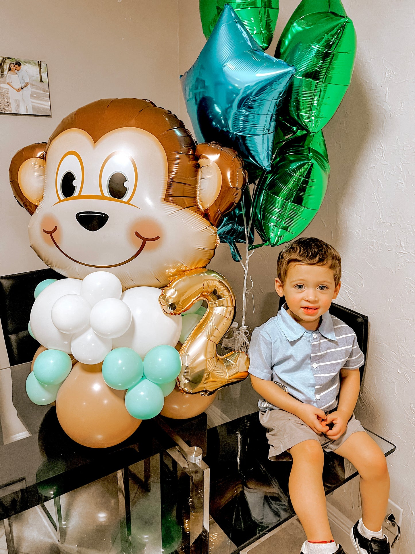 Safari Birthday Balloon Arrangement