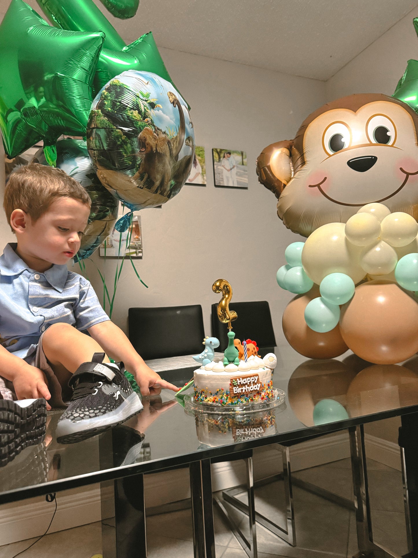 Safari Birthday Balloon Arrangement